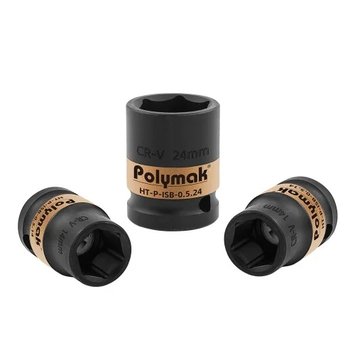 1/2" SQUARE DRIVE HEX.SOCKETS - BLACK