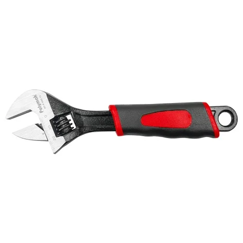ADJUSTABLE WRENCH WITH SOFT GRIP